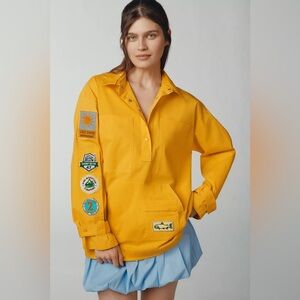 NWT! Anthropologie Maeve Fisherman Long-Sleeve Popover Top - Size XS 🪞☀️